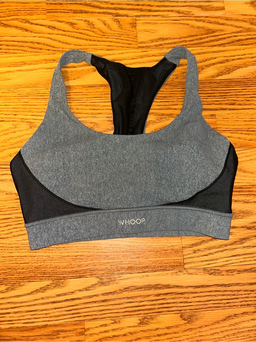WHOOP Women's Gray Racerback Sports Bra